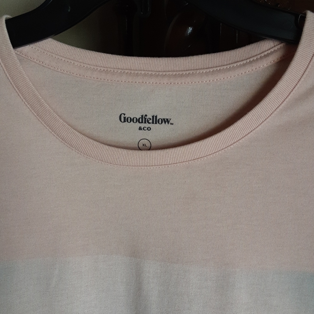 Goodfellow & Co, Men's Tee, coral w/design, Sz XL - Picture 3 of 6